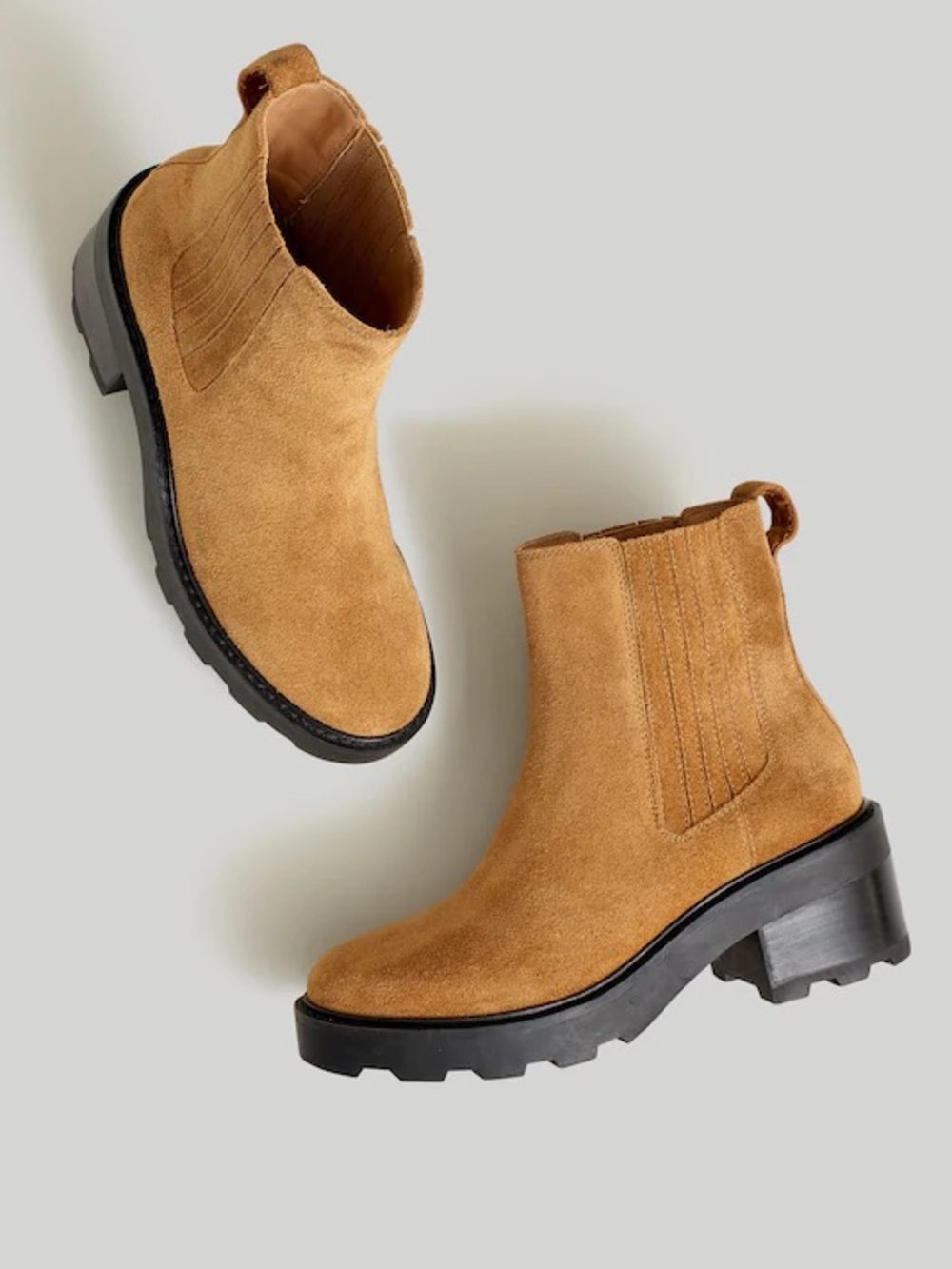 Madewell The Gwenda Platform Ankle Boot toffee size 8.5